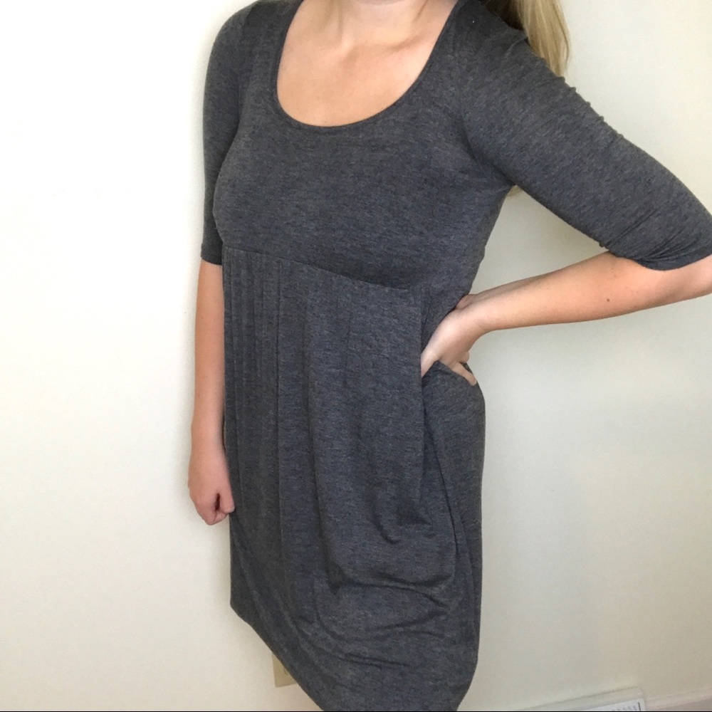 Forever 21 Grey Dress with Beautiful Back Details